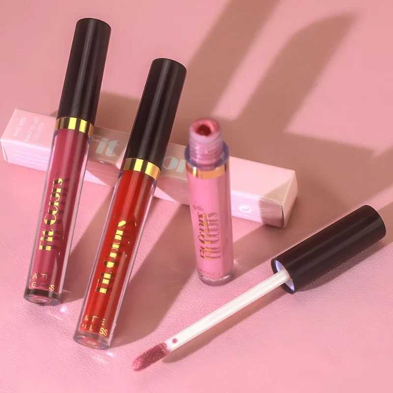 Fit Colors Longlasting Matte Lipstick Non Stick Moisturizing Lip Gloss Waterproof Makeup Lip Glaze Sexy Purple Red Lipsticks W251027