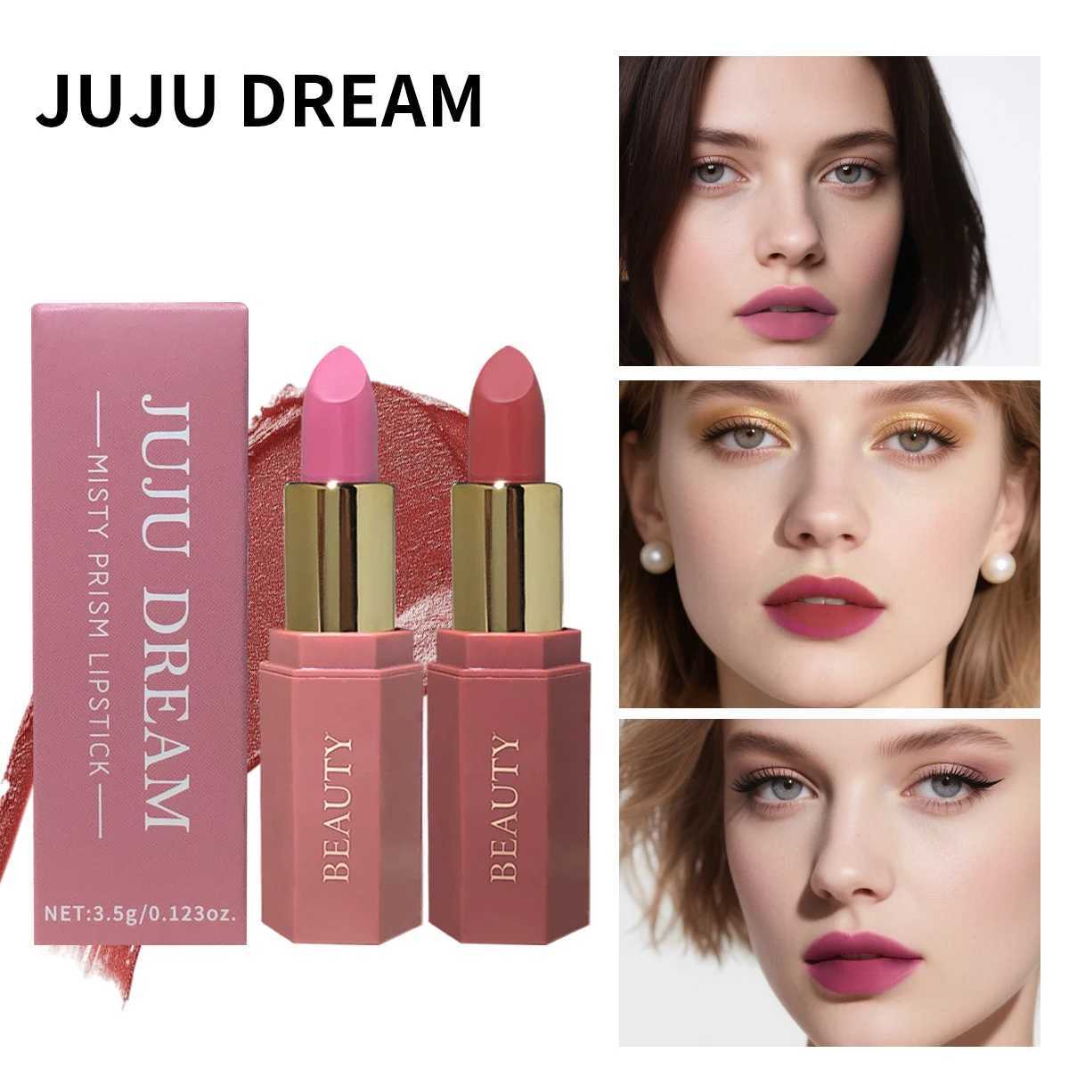 Matte waterproof velvet nude lipstick Sexy redbrown longlasting makeup Professional style easy to carry W251027