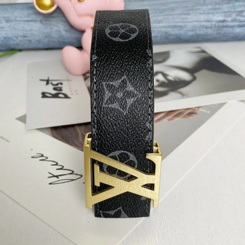 Designer belts men belt for women luxury belt Fashion casual Leather Belt Genuine Unisex length 100-125CM letter smooth buckle Golden Silver Buckle with box AA4