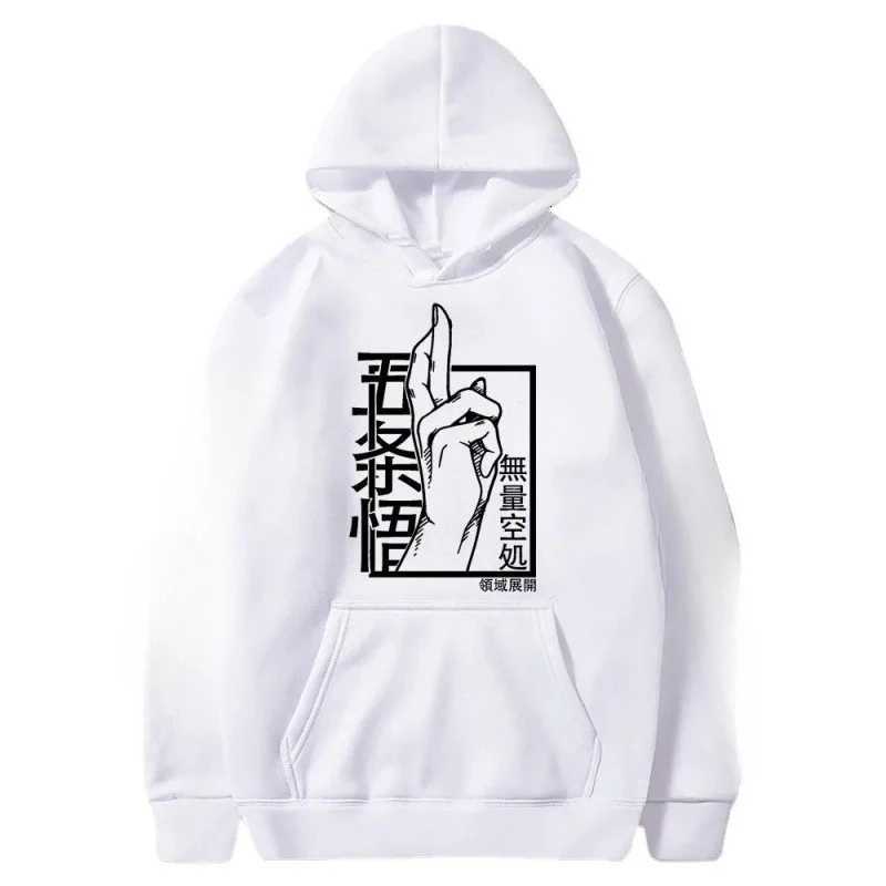 Japanese Manga Jujutsu Kaisen Mens Street Harajuku Hoodie Outdoor Casual Sweatshirt Warm Autumn and Winter Top W251027