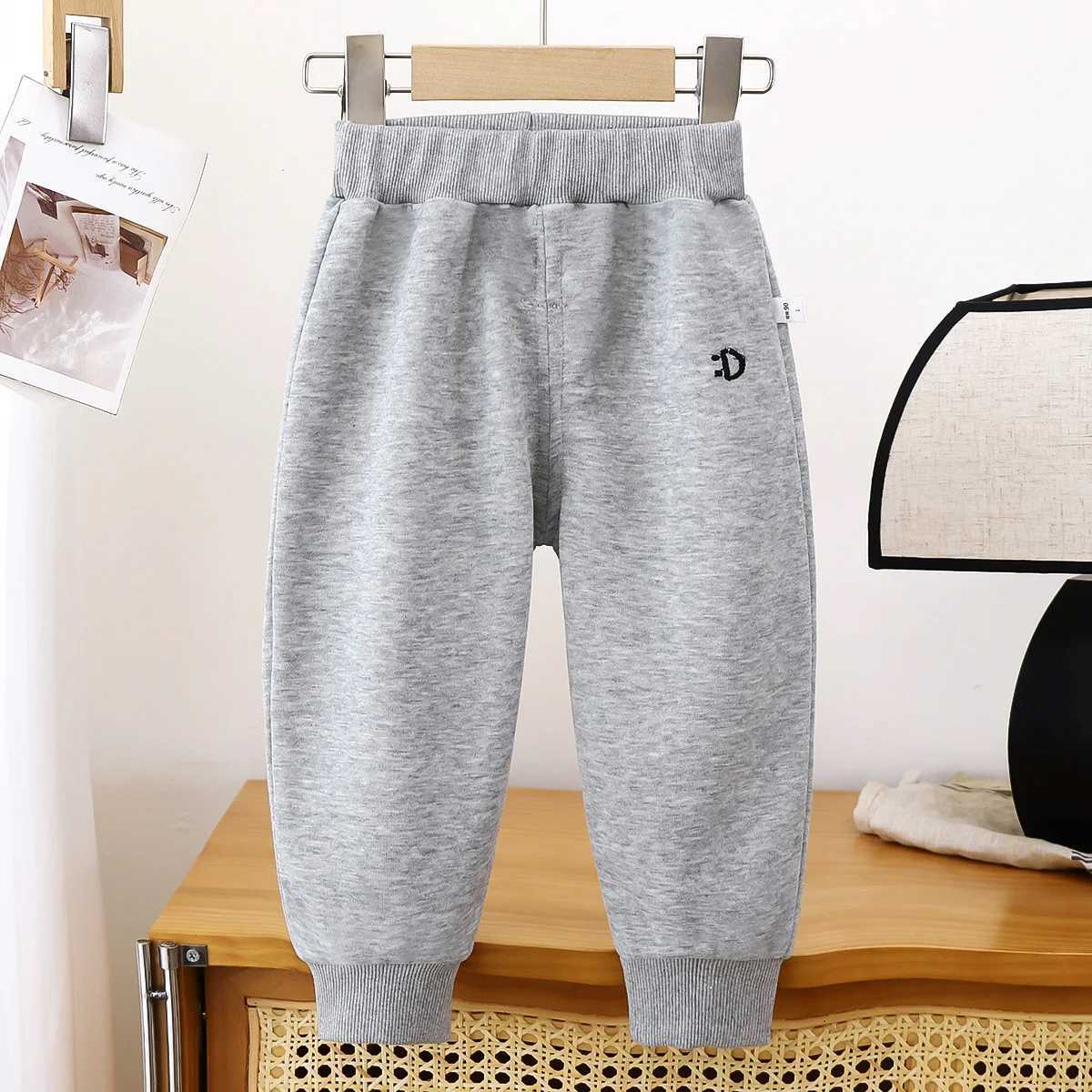 Spring Autumn Children Cloth Trousers For Boys Girls Elastic Bands Sports Pants Kids Casual Outer Wear PantsT251027
