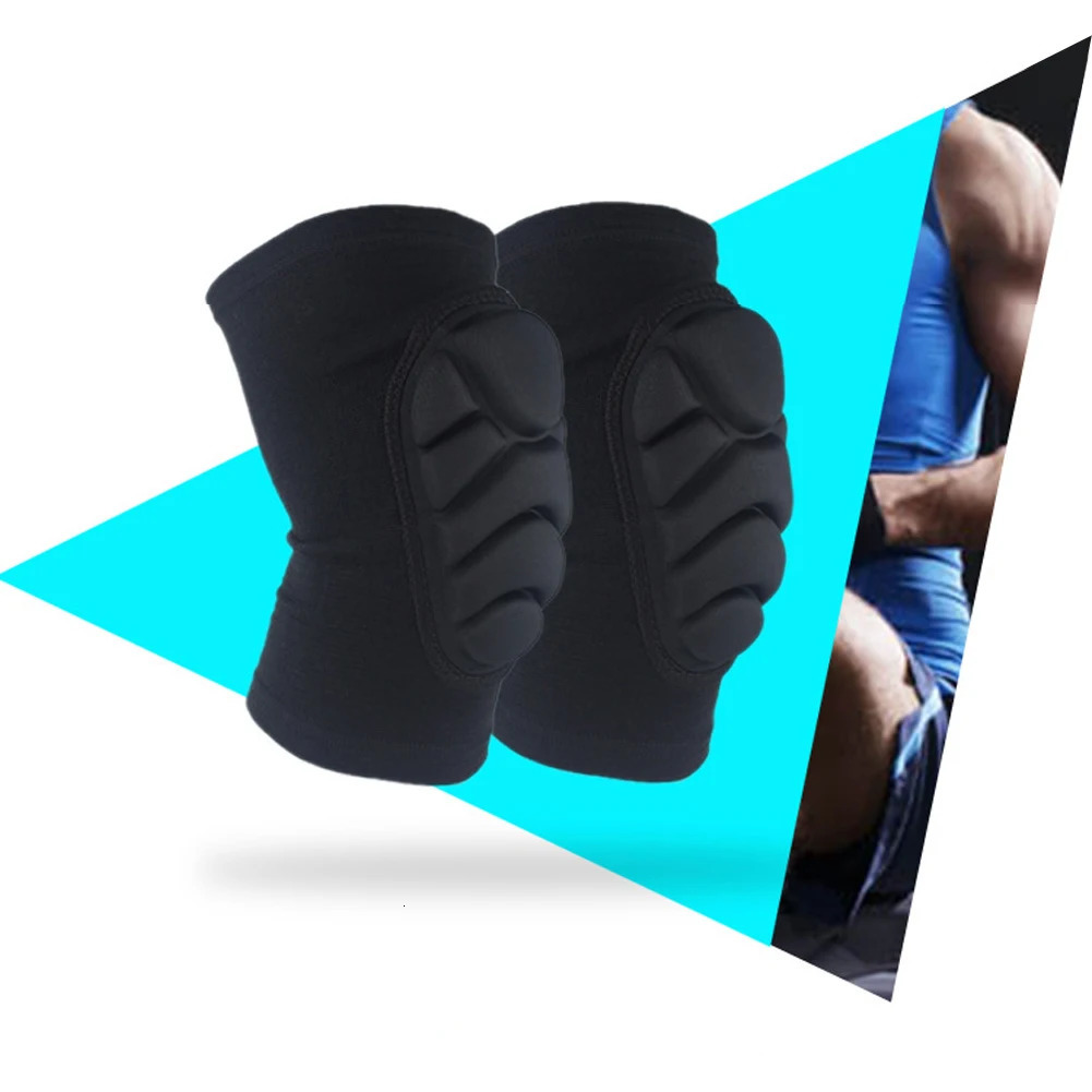 2PC Fitness Knee Pads Sports Kneepad Brace Support for Arthritis Volleyball Crossfit Basketball Elastic Bandage Sleeves 251023