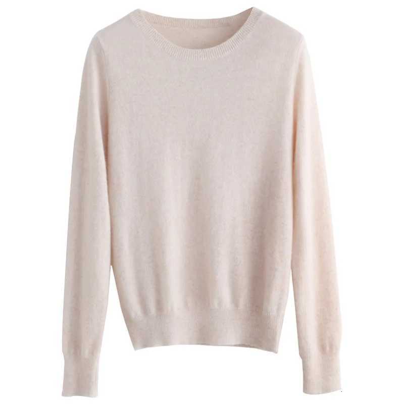 Women 2025 Long Sleeve Soft Warm Sweater Basic Knitted ONeck Autumn Winter Sweater Korean Simple Solid Color Versatile PulloverT251027