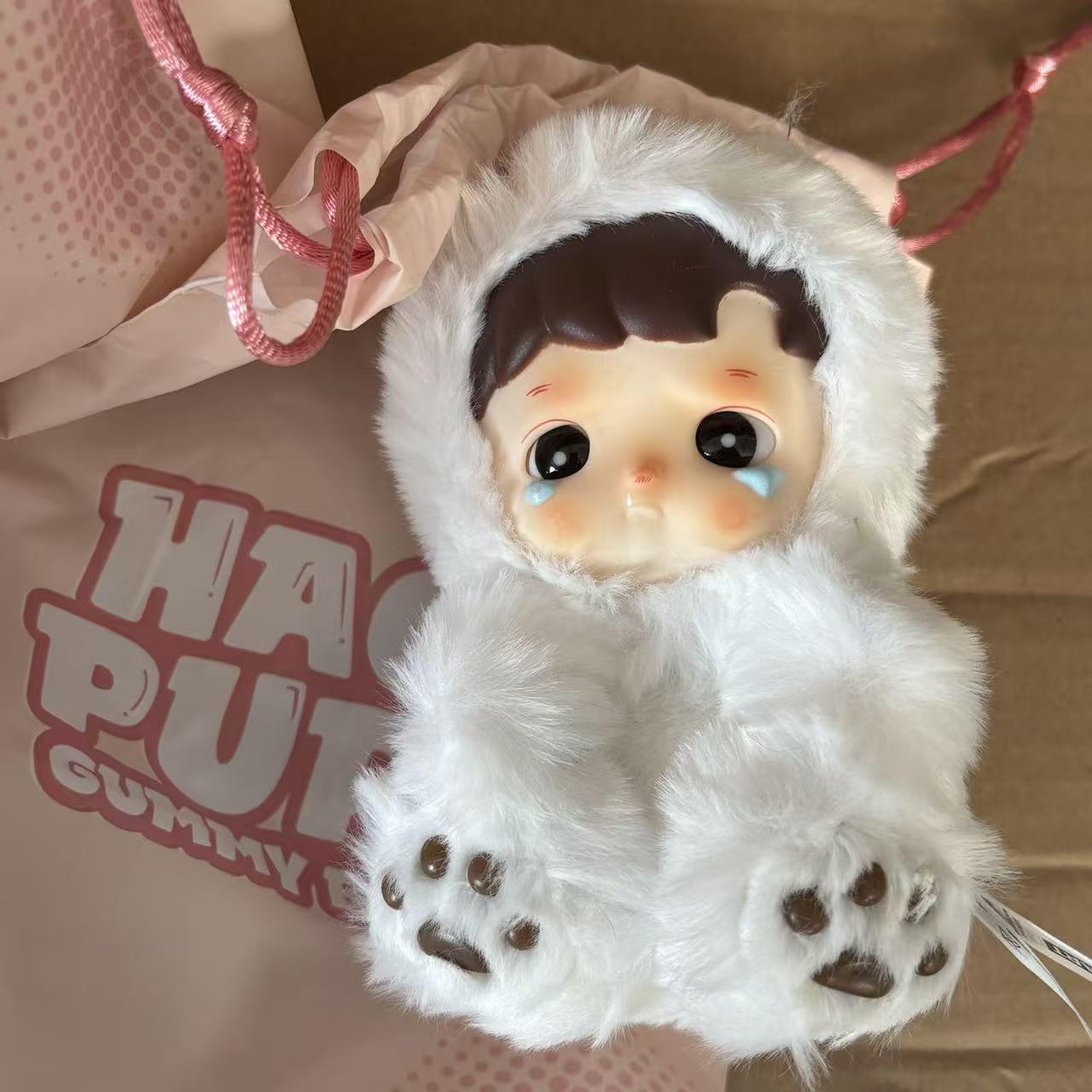 HACIPUPU Bear Gummy Series Vinyl Plush Hanging Blind Box, Cute Gift