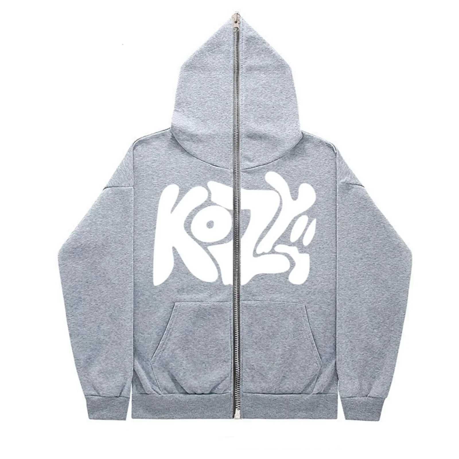 2025 unisex fashionable full zip hoodie casual zipper hoodie print pattern balances fashion and functionality Size S3XL W251027