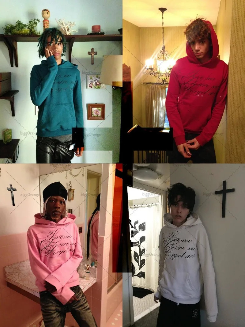 Casual Letter Print Color Harajuku Punk Oversized Hoodie Men Y2K Fashion Hiphop Rock Vintage Loose Sweatshirt Women Streetwear 251020