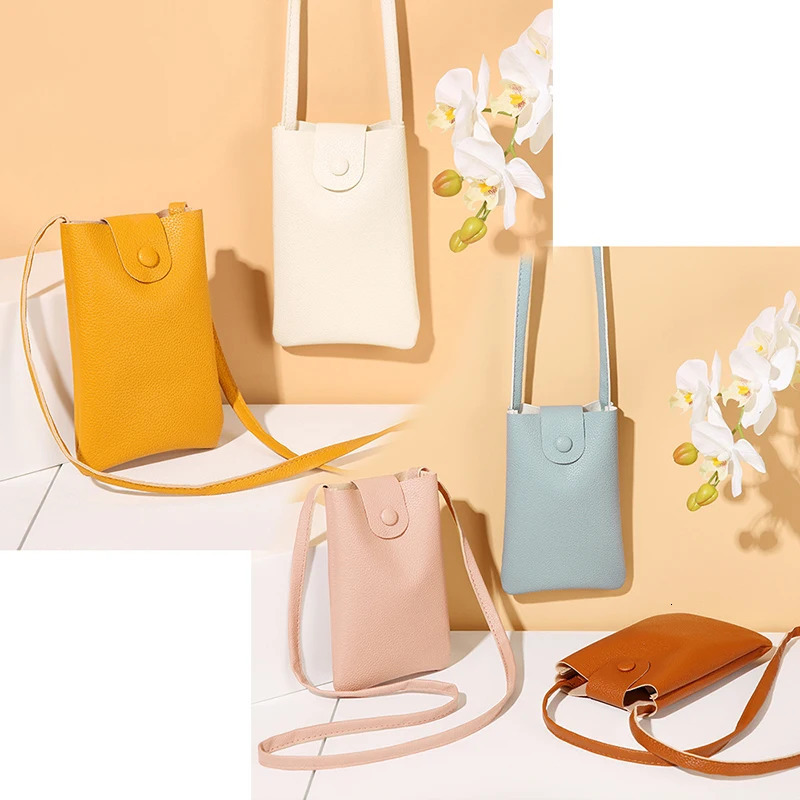 Casual Woman Mobile Phone Bag Crossbody Solid Color Small Shoulder Bag Hasp Summer er Bag Ladies Clutch Bags and Purses 251027