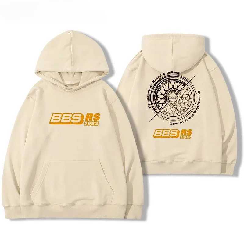 2024bbs Wheel Printed Hoodie Mens and Womens Car Modification Culture Four Seasons All Loose Casual Jacket Breathable Light W251027