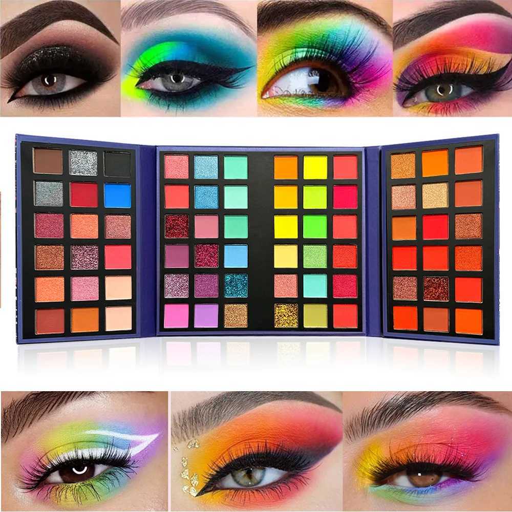 72 Color Eyeshadow Palette Color Board Shimmer Matte Nude Natural All In One CarnivalMardi GrasMasquerade Makeup CosmeticsXJ251027