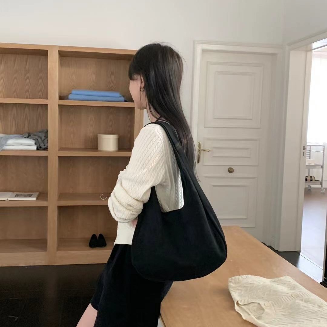 Autumn and Winter New Vintage Multi functional High end Suede Handbag Designer Fashion Women's Bag