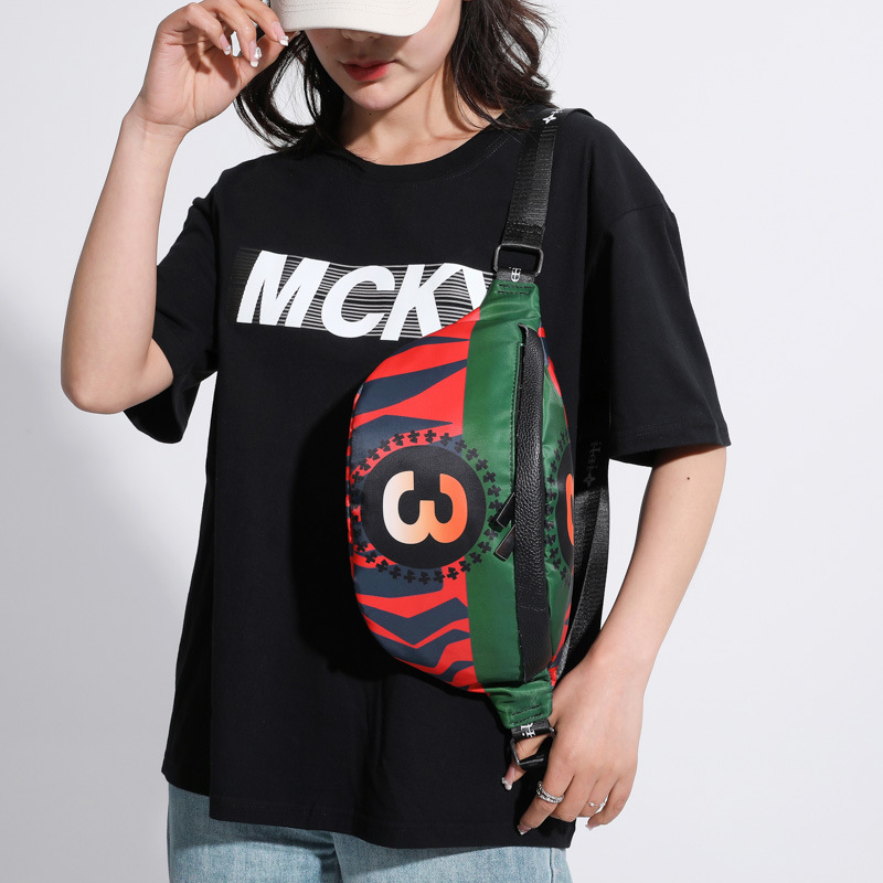 Free shipping designer bag Autumn and Winter New Casual Nylon Fabric Versatile Fashion Sports Crossbody Chest Bag Phone Waist Bag