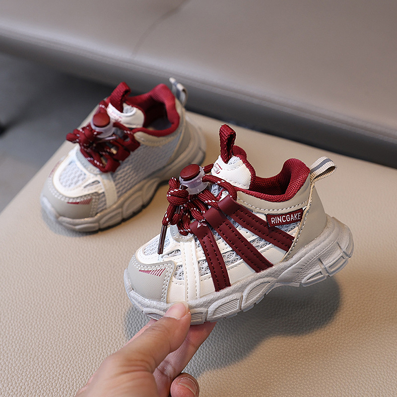 Toddler Chunky Sneakers Infant Shoes Fashion Designer Kids Boys Sports Shoes Kidsnest Girls Baby Trainers Sizes US0.5C-8C K1219