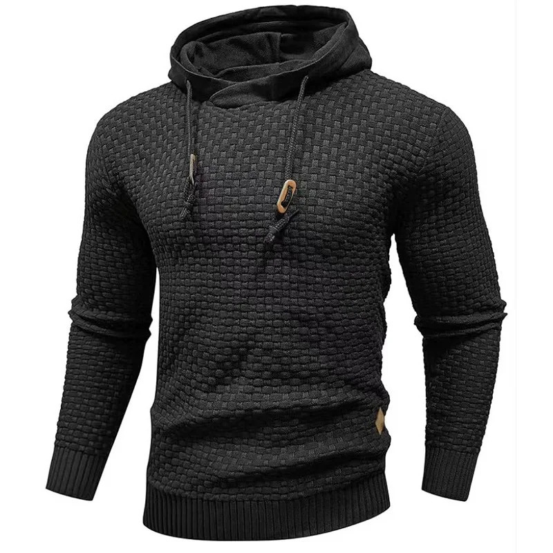 2025 Fashion Sports and Casual Style Mens Hooded Sweater Pullover Knit MultiColor 251016