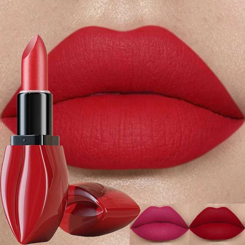 Rose Purple Matte Lipsticks Waterproof Velvet Nude Lipstick Sexy Red Lip Stick Pigment Makeup Pink Lip Gloss Long Lasting Makeup W251027