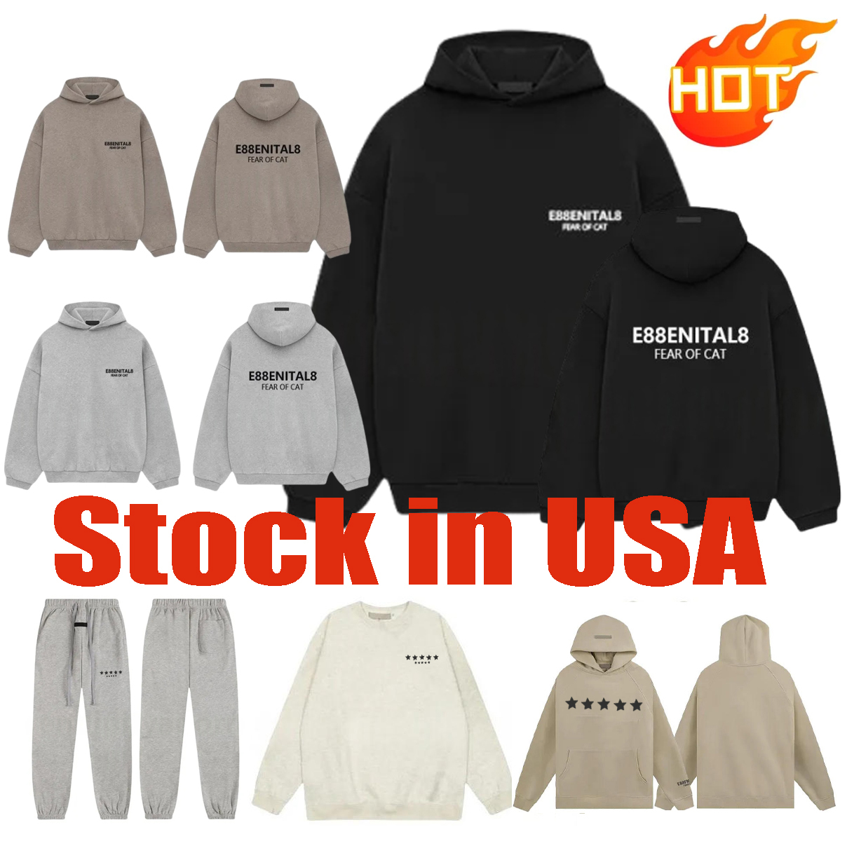 High quality hoodie designer hoodies mens essential hoodie hoodies for men tracksuit pullover designer hoodie mens womens casual loose cotton hoody coat US size S-XL