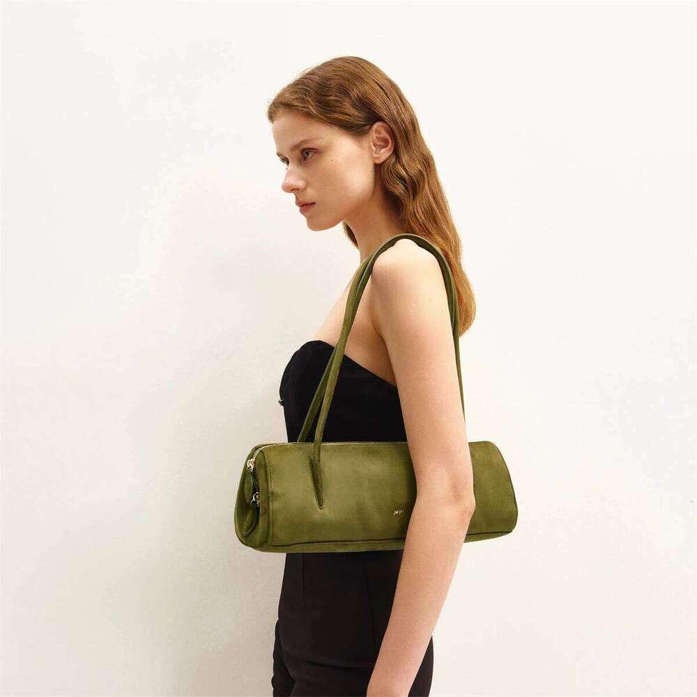 JW PEI Nova French Baguette Bag For Women, Retro Vintage Underarm Purse, Leather Single Shoulder Handbag