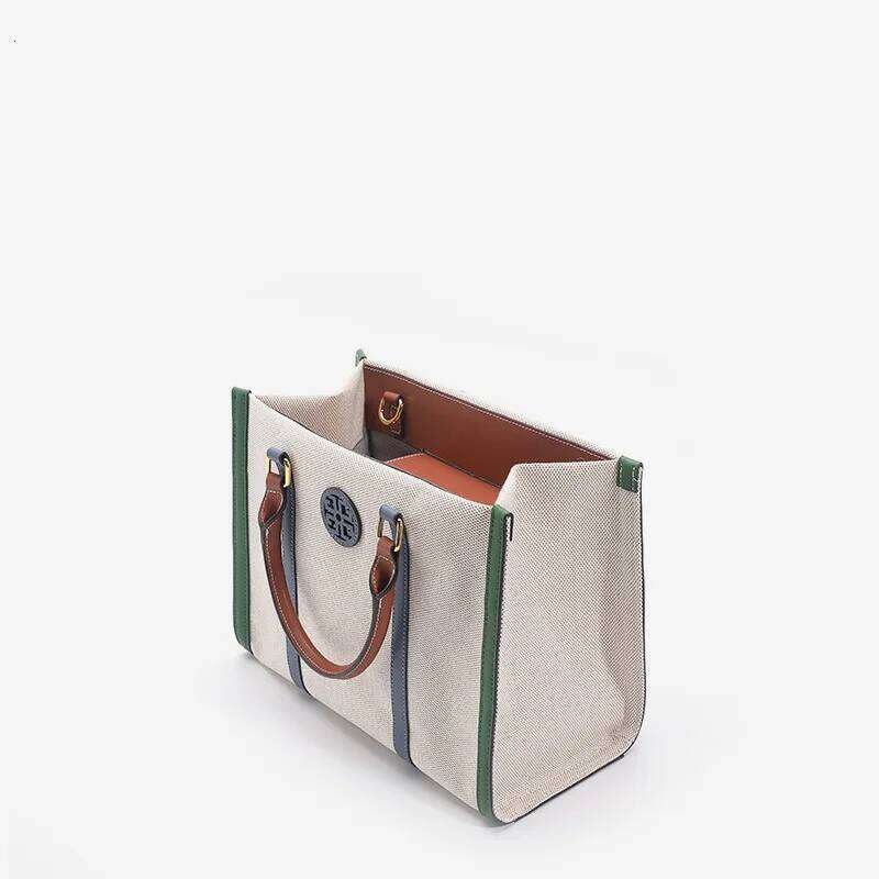 TB Fashion Women's Canvas Versatile One Shoulder Oblique Span Large CapacityHandbag Famous Designer Cc Gg Sac