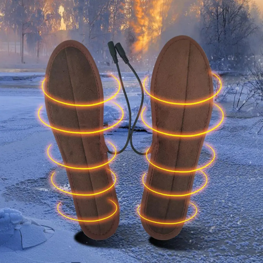 Winter Sports Outdoor USB Heated Shoe Insoles Feet Warm Sock Washable Foot Warming Pad251020