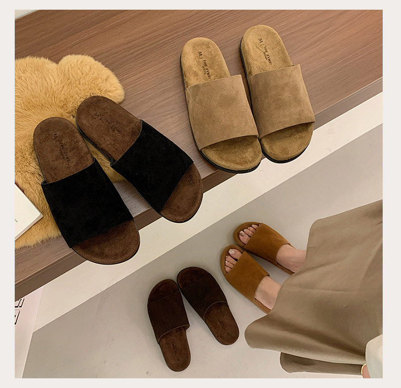 Free shipping Designer Multi-Color Slide Slippers with Minimalist Design Daily Occasion Wear Fashion Stylish Versatile Trendy Slippers