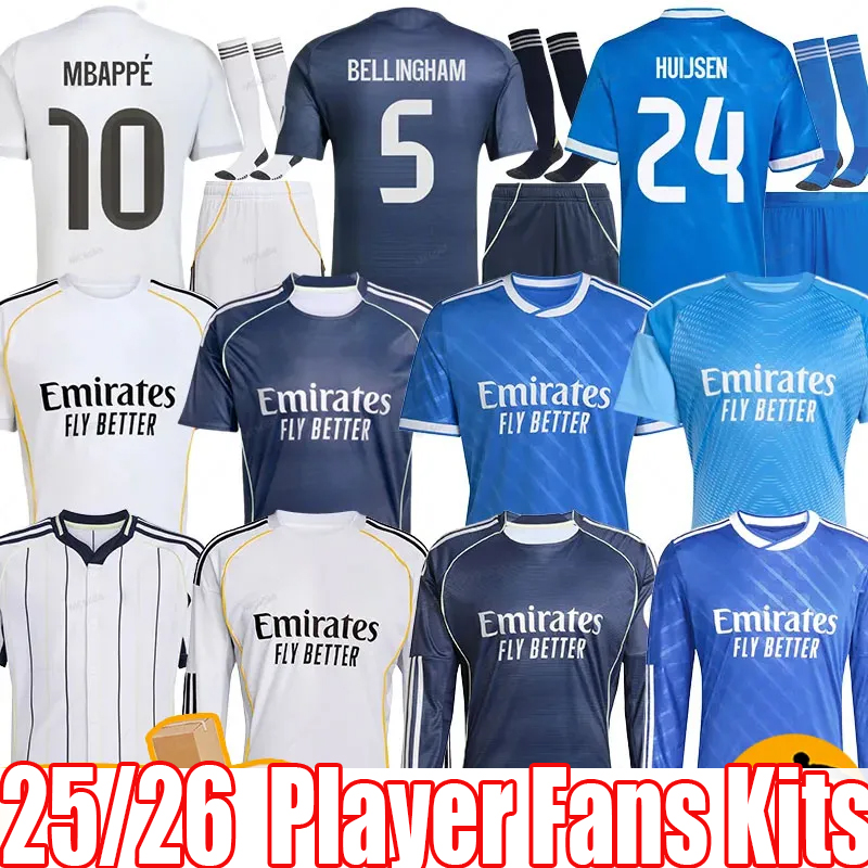 2025 2026 soccer jerseys 25 26 Real 4Th MadriDS football shirt TRENT Mbappe MODRIC VALVERDE Fourth camiseta men kids uniforms VINI JR BELLINGHAM ARDA GULER