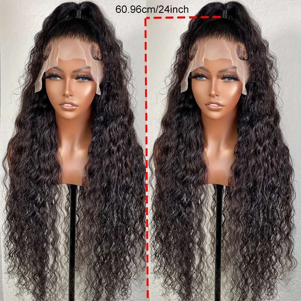 Heat Resistant Synthetic Lace Front Wig - 13X4 Inch Loose Curly Wave With , Density Natural Look For Daily & Use, Unisex Adult Hair Replacement, Party