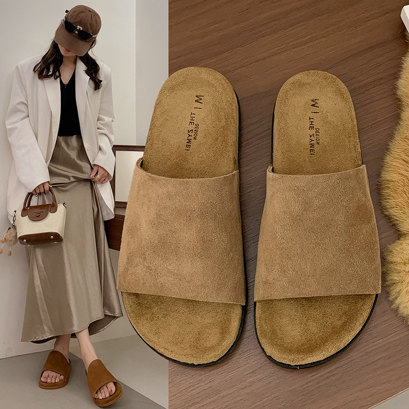 Free shipping Designer Multi-Color Slide Slippers with Minimalist Design Daily Occasion Wear Fashion Stylish Versatile Trendy Slippers