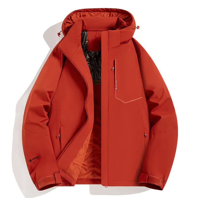 Couples padded jacket men's warm hooded 2025 winter new jacket men's graphene cotton-padded jacket coat.
