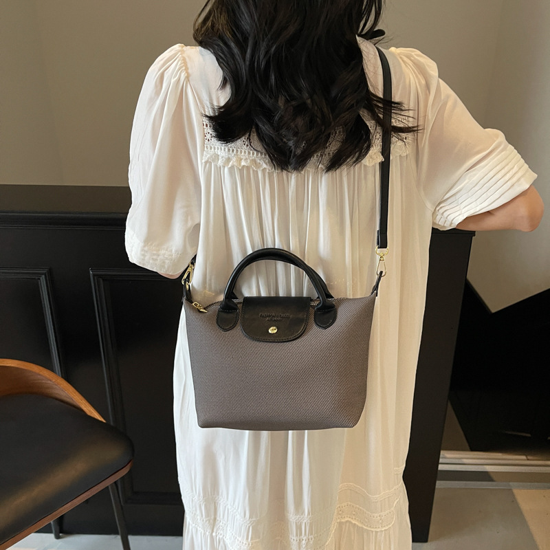 Free shipping designer bag Canvas Bag for Women New Dragon Horse Bag Niche Design Handbag Shoulder Bag Dumpling Bag Crossbody Bag