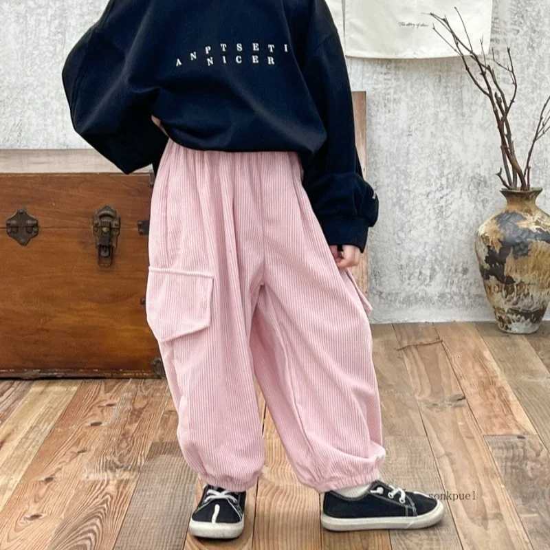 2024 Childrens Casual Pants 17Y Boy Girls Baby Spring Autumn Pants Kids Trousers ClothingT251027