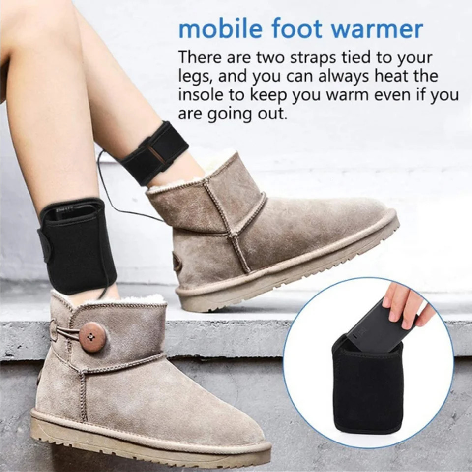 Electrically Heated Insoles for Shoes Battery Electric Heating Shoe Sole Winter Feet Warm Sock Pad Washable Warm Thermal Insoles251020