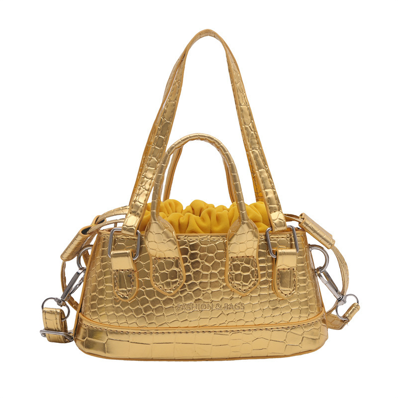 French niche design mini handbag winter new fashion retro texture design trendy women's shoulder bag elegant luxury designer bag