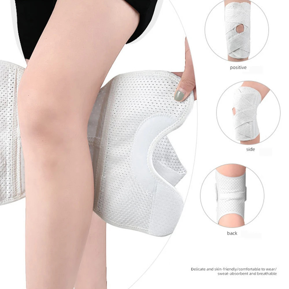 1Pcs Professional Knee Brace with Side StabilizersAdjustable Knee Support with Meniscus Pad Patella Gel Pad for Meniscus Tear 251023