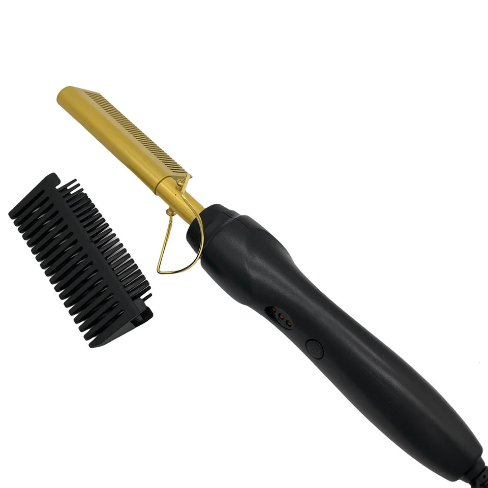 1 set of Comb Hair Straightener Brush Comb Pressing Electric Heat electric hair brushes Styling Tools 251027