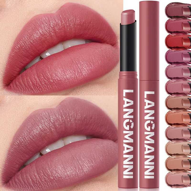 2 Color Matte Lipstick NonStick Cup LongLasting Velvet Finish Lipstick Pen Smooth Matte Lip Color Waterproof NonFading W251027