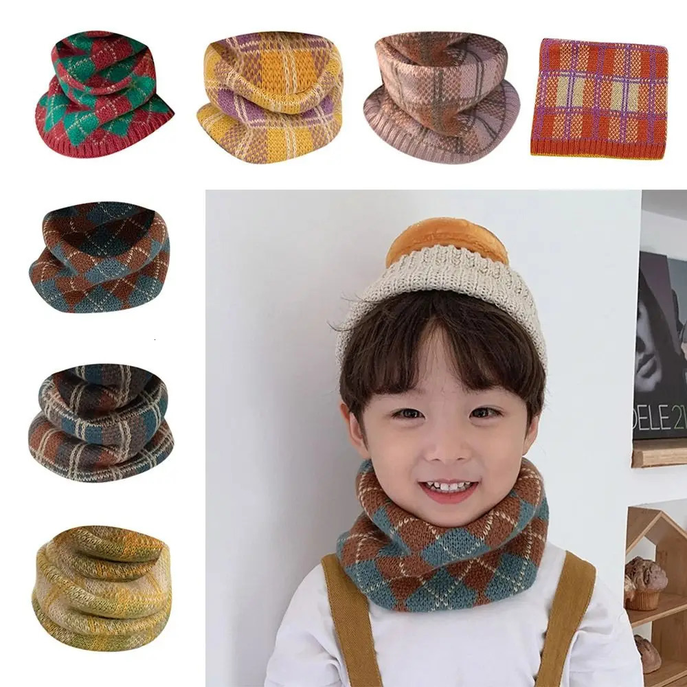 Thickened Baby Thermal Neck Warmer Windproof Coldproof Elastic Children Kids Winter Scarves Soft Snood Cowl Tube Autumn Winter 251027