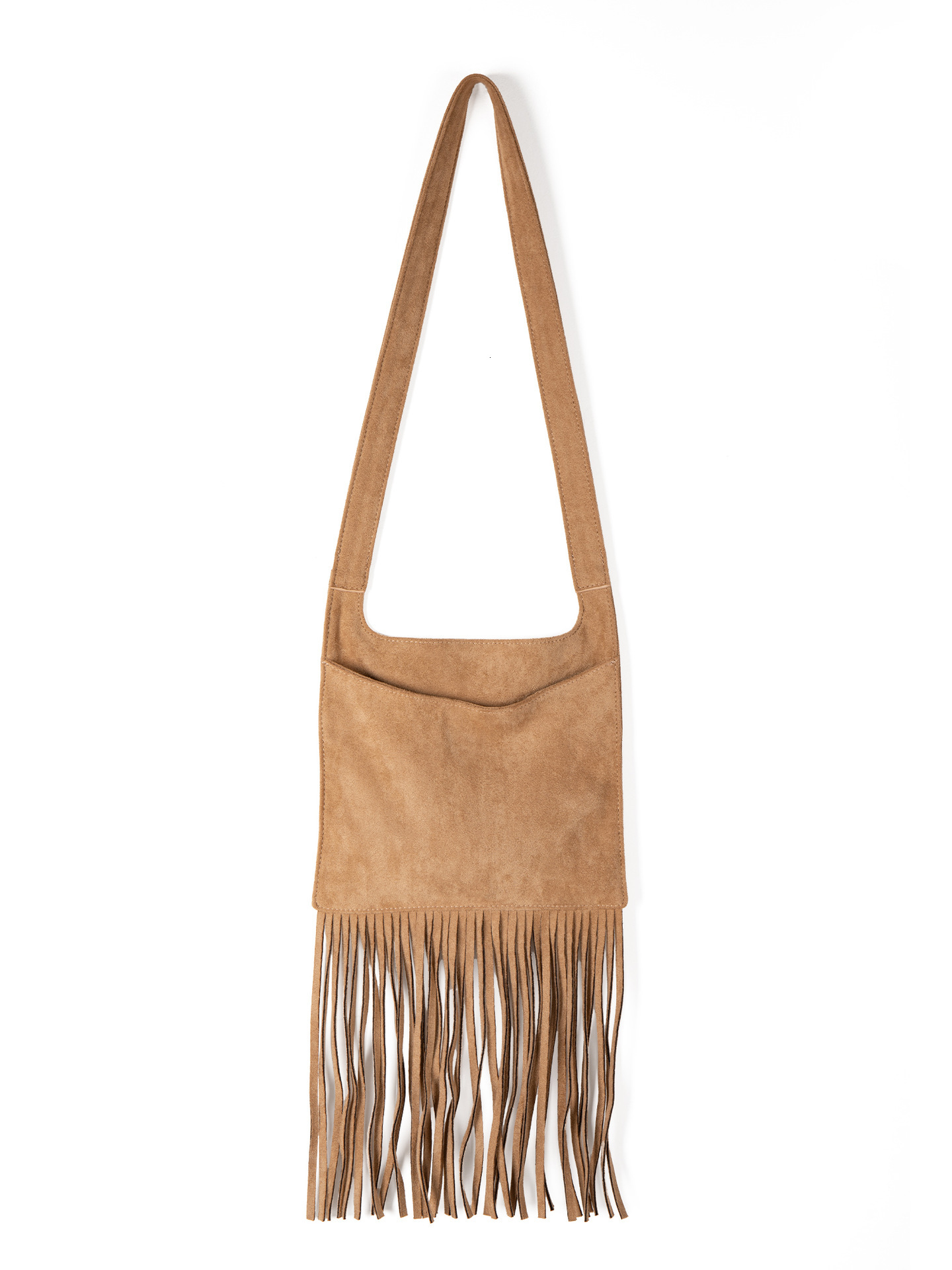 Designer fashion retro tassel bag autumn and winter new suede shoulder crossbody bag