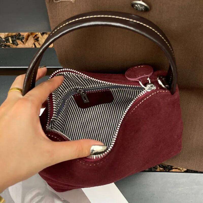 Designer Luxury Designer Handbags For Women High Quality Faux Suede Vintage Crossbody Bag New In Frosted Cowhide Exquisite Female Bags