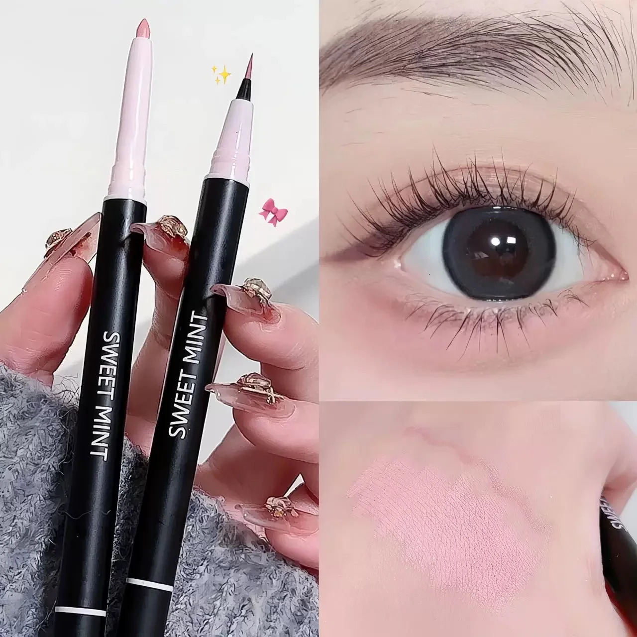 Mulitfuntional Double Ended Lying Silkworm Pencil Highlighter Makeup Pen Nude Liquid Contour Liner Eye Brightener Make Up Stick 251027