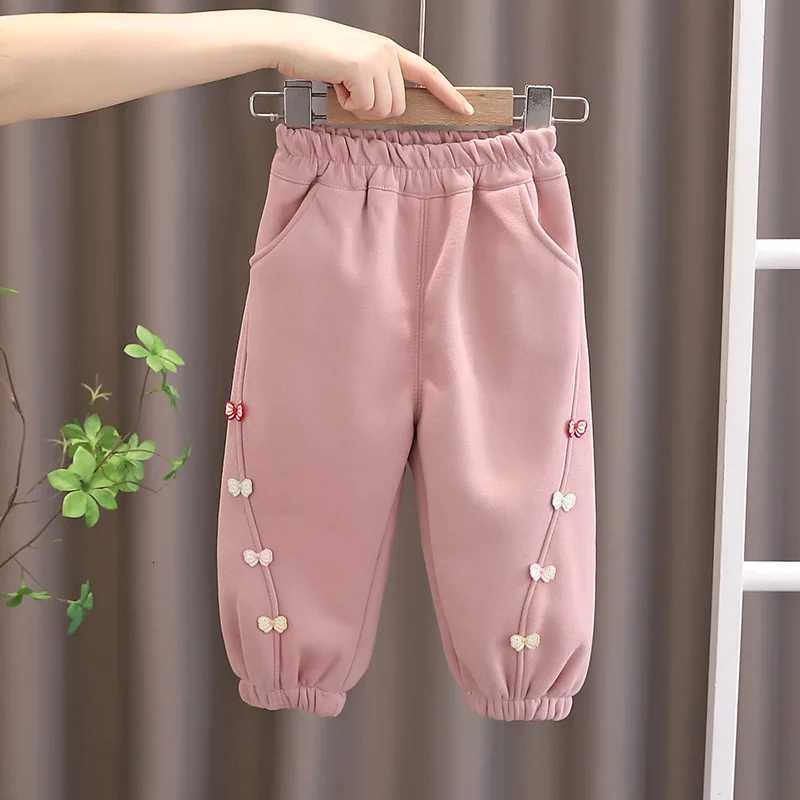 New Autumn Winter Baby Girls Clothes Children Casual Printed Thicken Warm Pants Toddler Clothing Kids Trousers Infant SportswearT251027