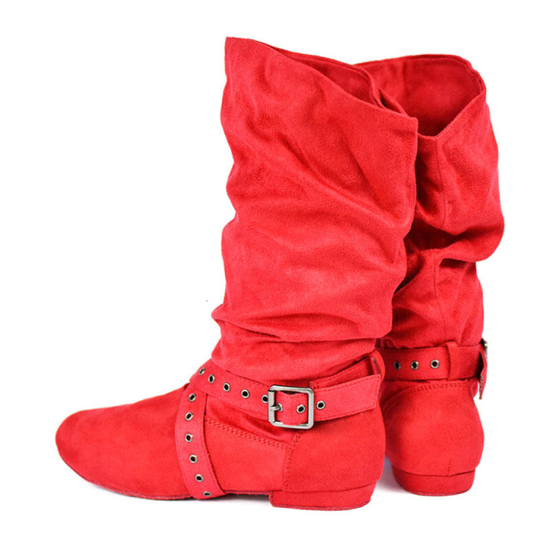 Womens dance suede sole walking womens Latin dance boots Salsa shoes long warm-up line shoes West swing dance boots 241203