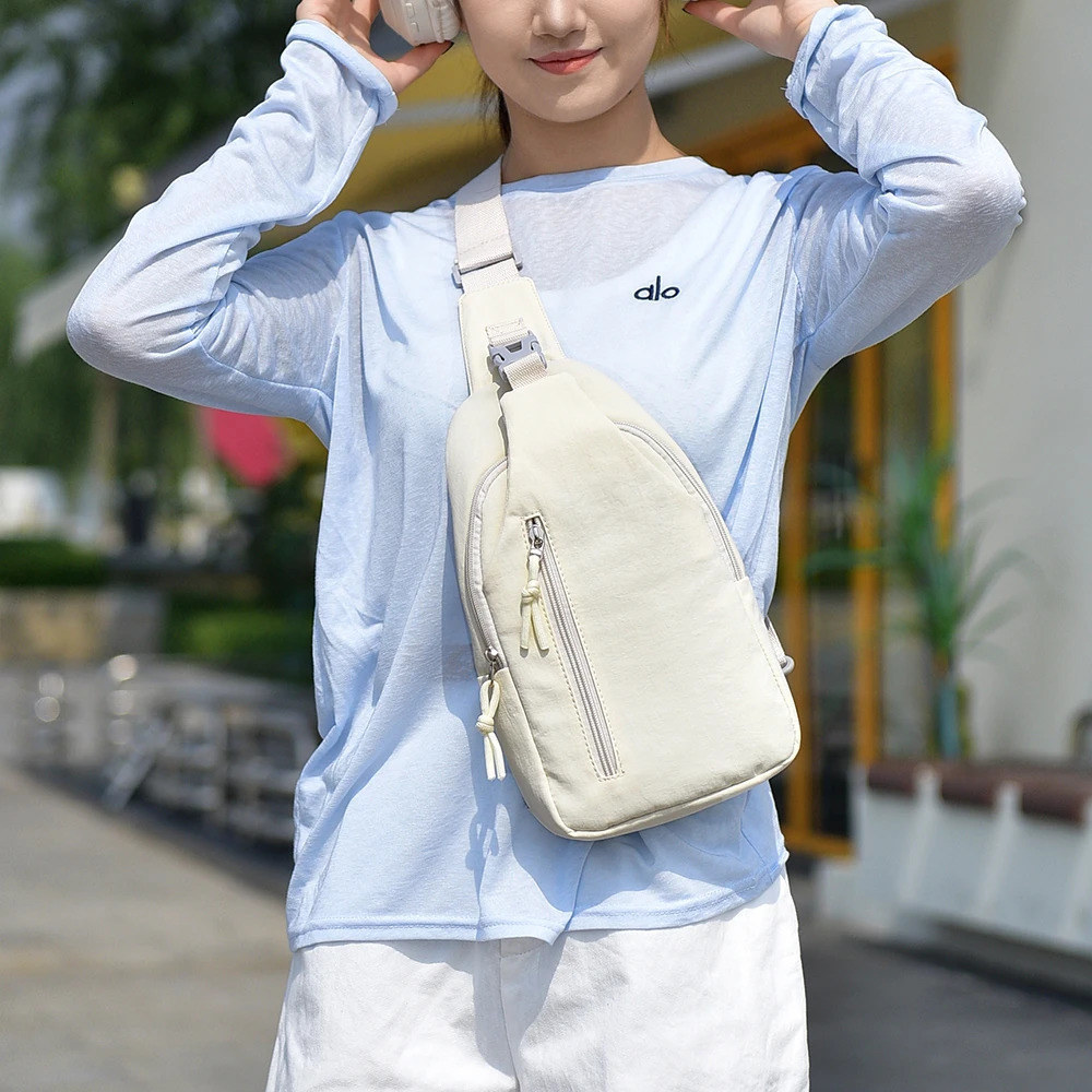 Mens casual messenger bagmultifunctional chest bagsuitable for outdoor sportscycling and daily commutingdaily bag 251014