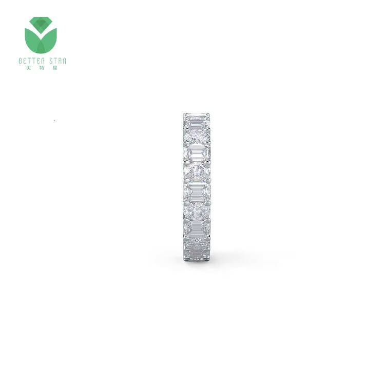 18k Lab Grown Diamond Ring Cvd Lab Diamonds Ring Real Diamond Rings for Women