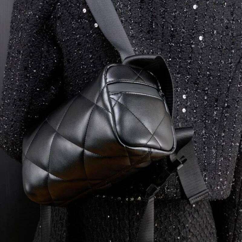 Designer Bag Luxury Bag Fashionable Autumn And Winter New Sheepskin Single Shoulder Dia Grid Women's Bag, Casual Versatile Crossbody Bag