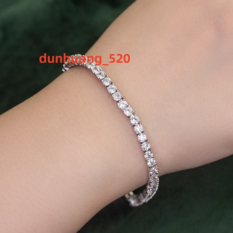 Ready to Ship Past Tester Tennis Bracelets Women 2mm 3mm 4mm 5mm 925 Silver Moissanite Tennis Bracelet