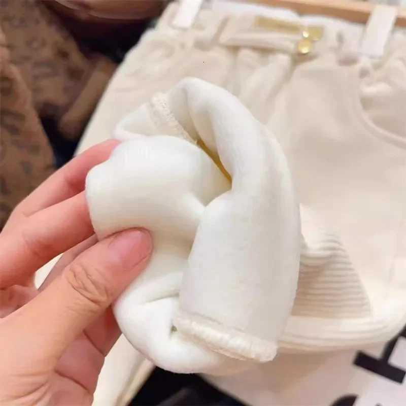 Kids Warm Pants Boy Girls Autumn Winter Corduroy Thick Outer Wear Sports Trousers 19Y Children Clothes Casual High Waist PantsT251027