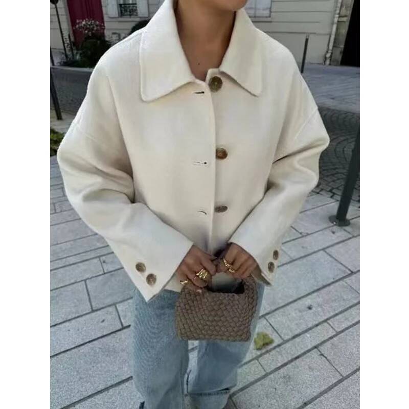 winter jacket women Coats Autumn New Chic Loose Long-Sleeved Warm Jackets Fashion Joker Elegant Women's Street Youth Outerwear