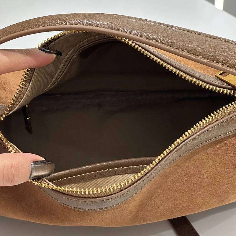 Designer Bag Luxury Bag Winter Suede Genuine Leather Fashion Crossbody Bag Designer Women's High-Quality Temperament Shoulder Handbags