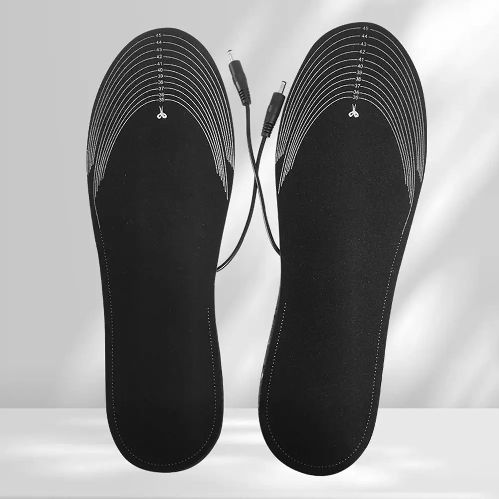 Cuttable USB Heated Shoe Insoles Rapid Heating 3 Gear Control Warm Thermal Insoles Washable NonSlip Electric Foot Warming Pad251020