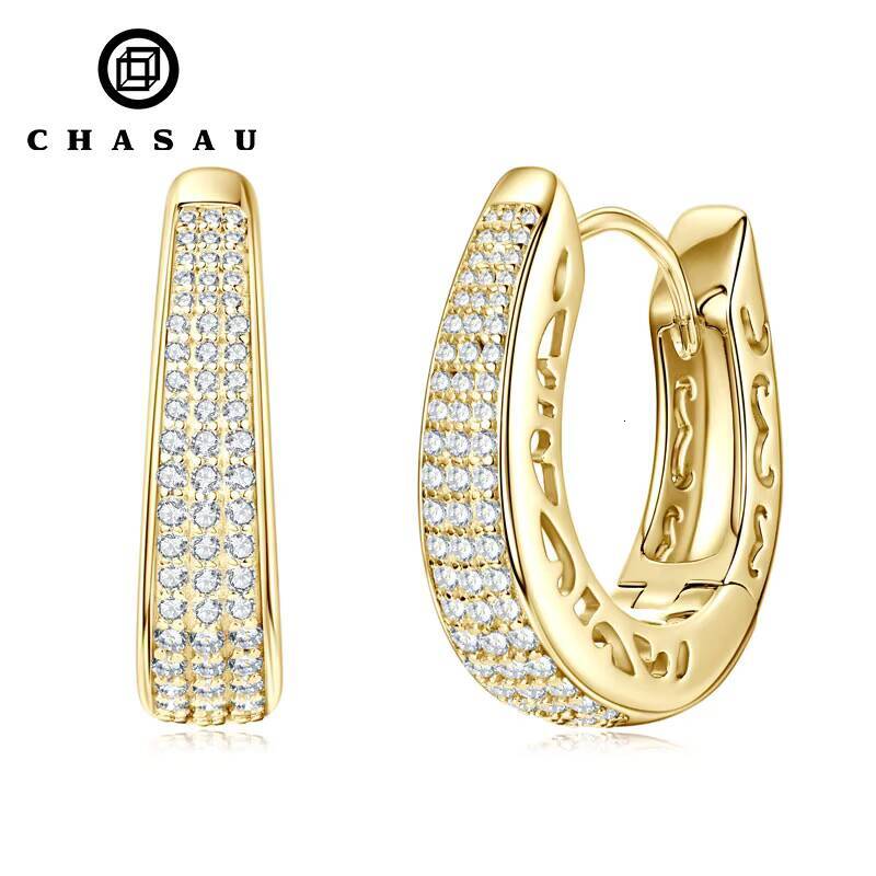 086CTW Micro Insert 14mm 12mm 1mm 08mm Moissanite 925 Sterling Silver Ladies Hoop Earrings for Wedding Engagement