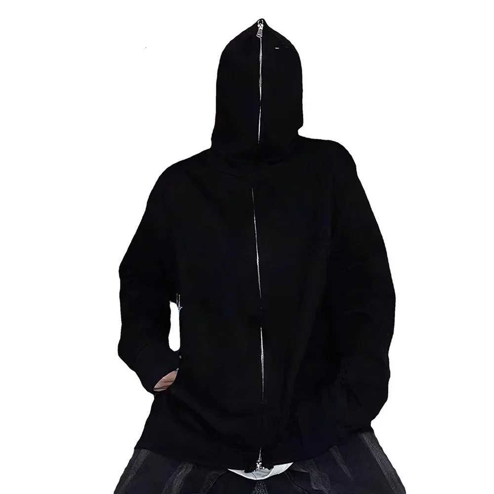 Mens and womens full zip hooded jackets zip hoodies casual cardigans streetwear hiphop PVDY2K clothing spring fashion W251027